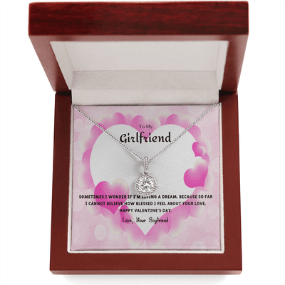 To My Girlfriend Valentines Gift I Wonder Eternal Union Necklace - Eternal Hope