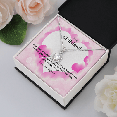 To My Girlfriend Valentines Gift I Wonder Eternal Union Necklace - Eternal Hope