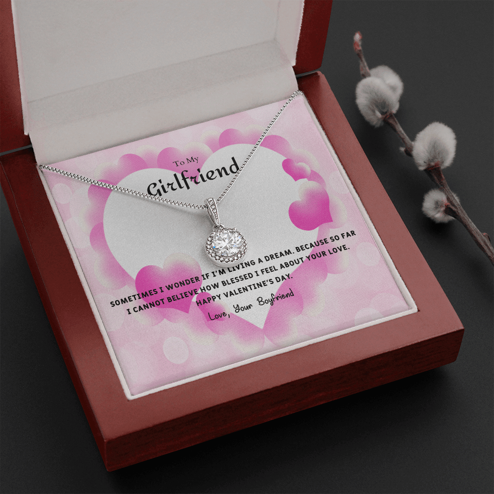 To My Girlfriend Valentines Gift I Wonder Eternal Union Necklace - Eternal Hope