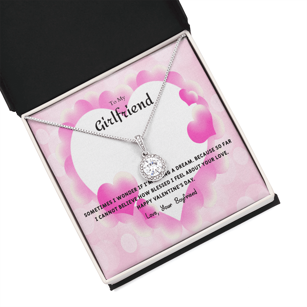 To My Girlfriend Valentines Gift I Wonder Eternal Union Necklace - Eternal Hope