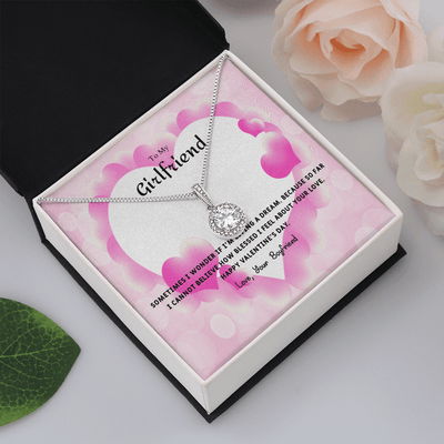 To My Girlfriend Valentines Gift I Wonder Eternal Union Necklace - Eternal Hope
