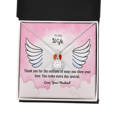Wife Valentines Gift Millions of Ways Eternal Union Necklace - Eternal Hope