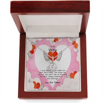 Wife Valentines Gift Like a Man Eternal Union Necklace - Eternal Hope