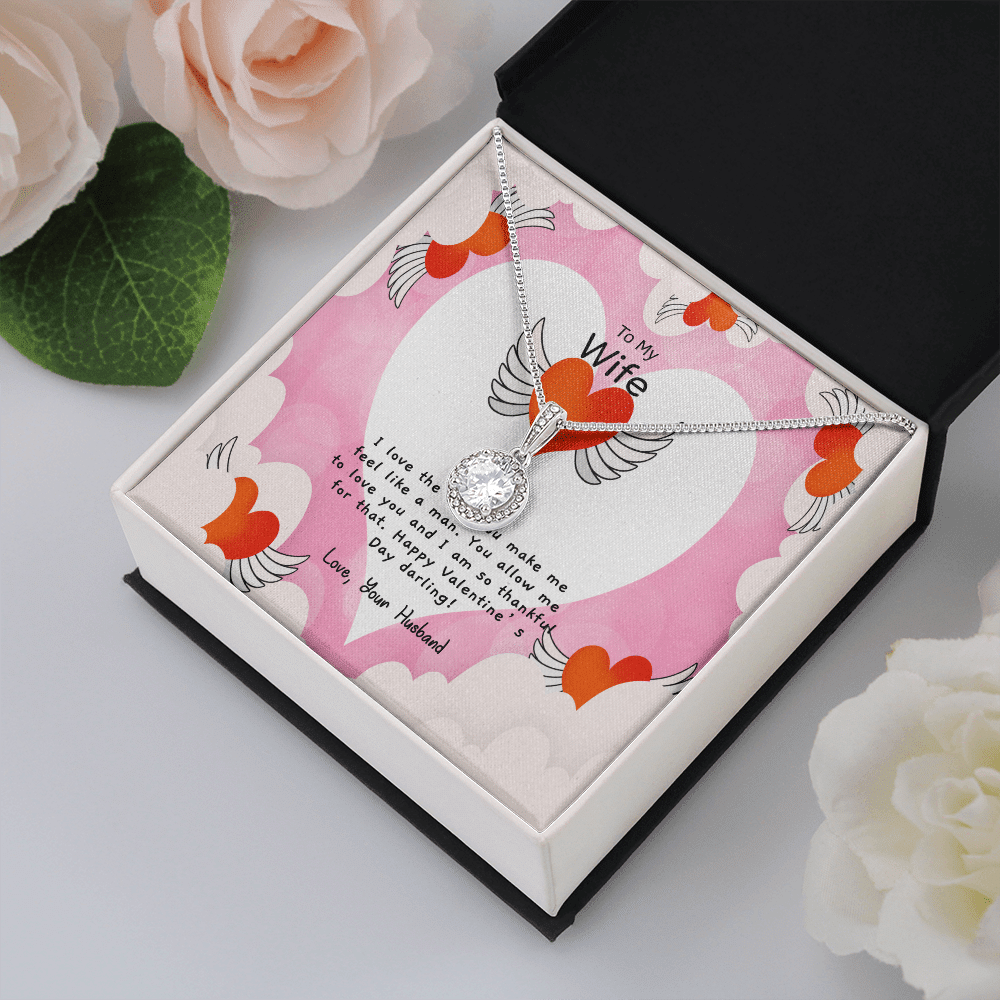 Wife Valentines Gift Like a Man Eternal Union Necklace - Eternal Hope