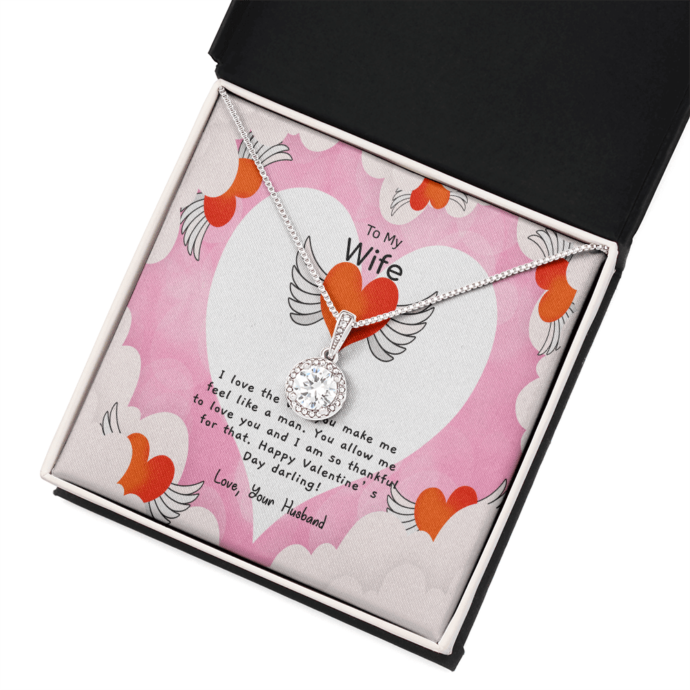 Wife Valentines Gift Like a Man Eternal Union Necklace - Eternal Hope