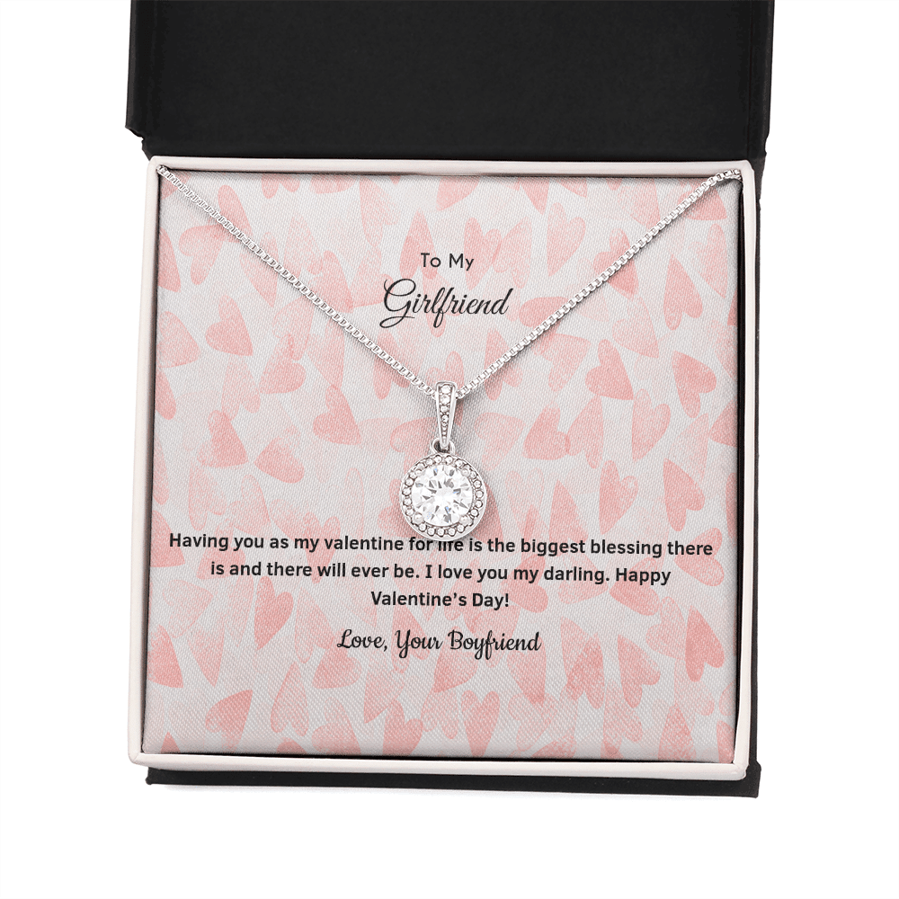 To My Girlfriend Valentines Gift Biggest Blessing Eternal Union Necklace - Eternal Hope