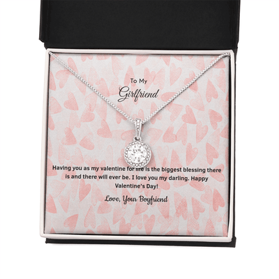 To My Girlfriend Valentines Gift Biggest Blessing Eternal Union Necklace - Eternal Hope