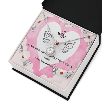 Wife Valentines Gift The Beast Words I Do Eternal Union Necklace - Eternal Hope