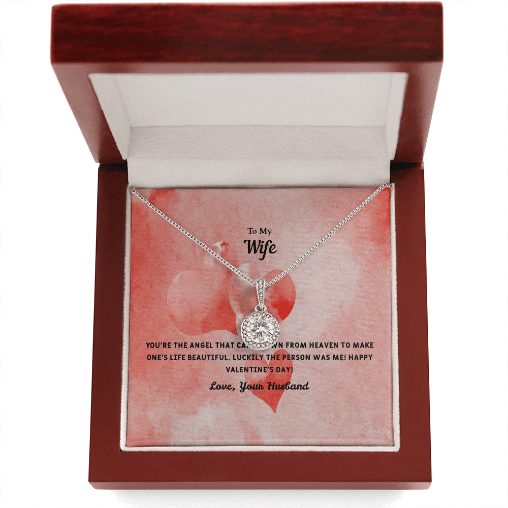 Wife Valentines Gift Angel From Heaven Eternal Union Necklace - Eternal Hope