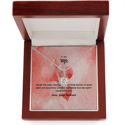 Wife Valentines Gift Angel From Heaven Eternal Union Necklace - Eternal Hope