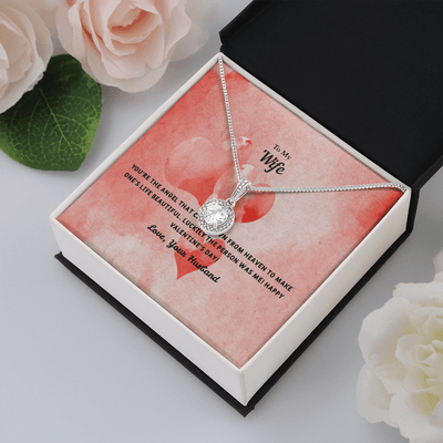 Wife Valentines Gift Angel From Heaven Eternal Union Necklace - Eternal Hope