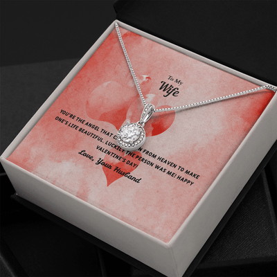 Wife Valentines Gift Angel From Heaven Eternal Union Necklace - Eternal Hope