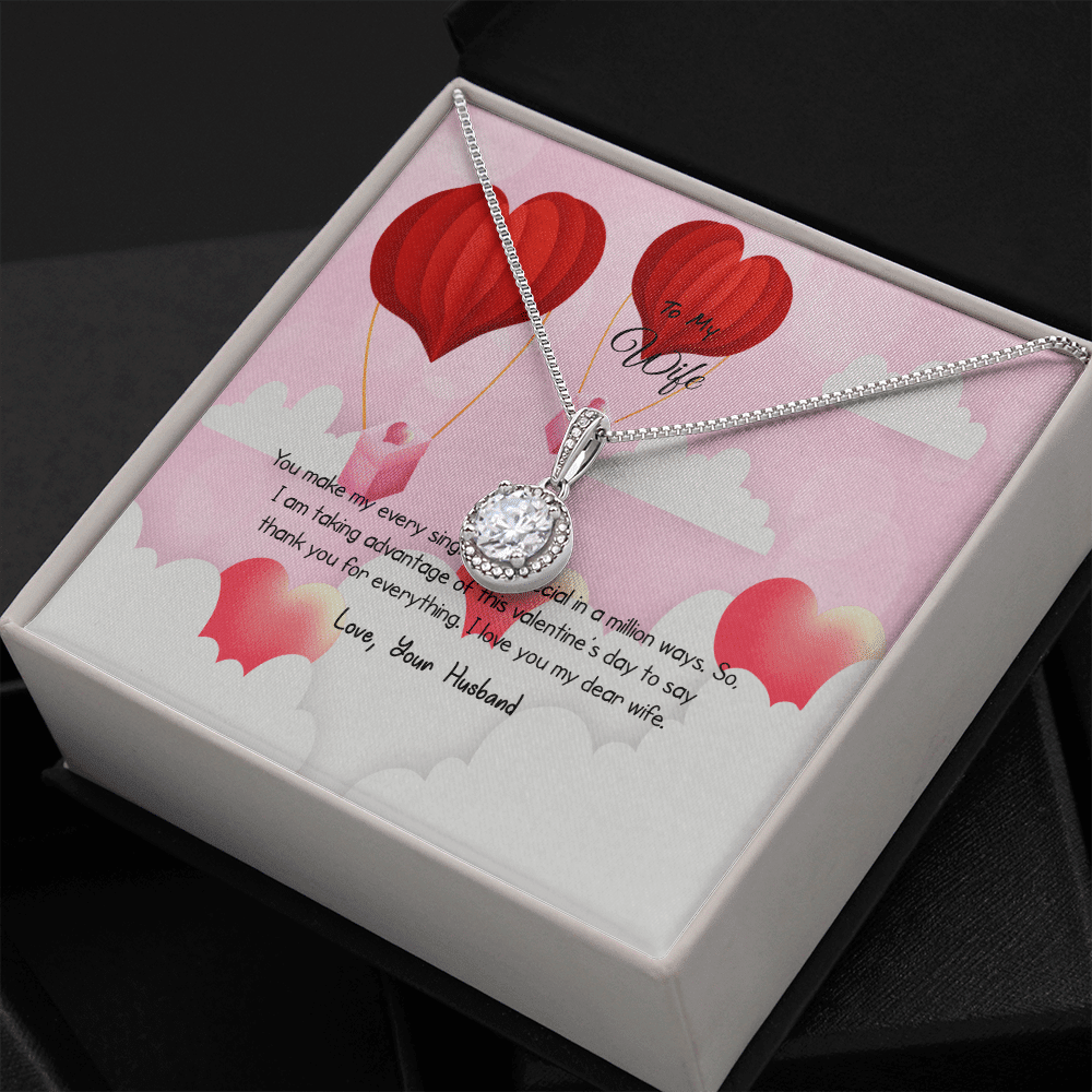 Wife Valentines Gift Thank You For Everything Eternal Union Necklace - Eternal Hope