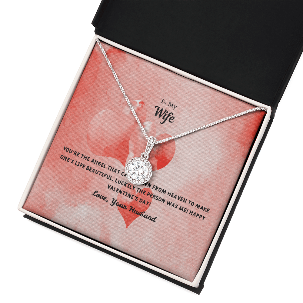 Wife Valentines Gift Angel From Heaven Eternal Union Necklace - Eternal Hope