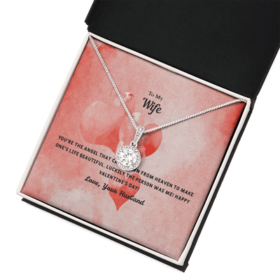 Wife Valentines Gift Angel From Heaven Eternal Union Necklace - Eternal Hope