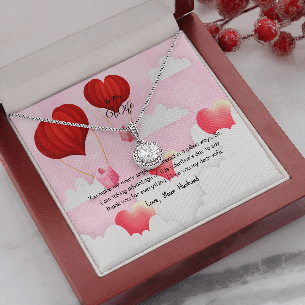 Wife Valentines Gift Thank You For Everything Eternal Union Necklace - Eternal Hope