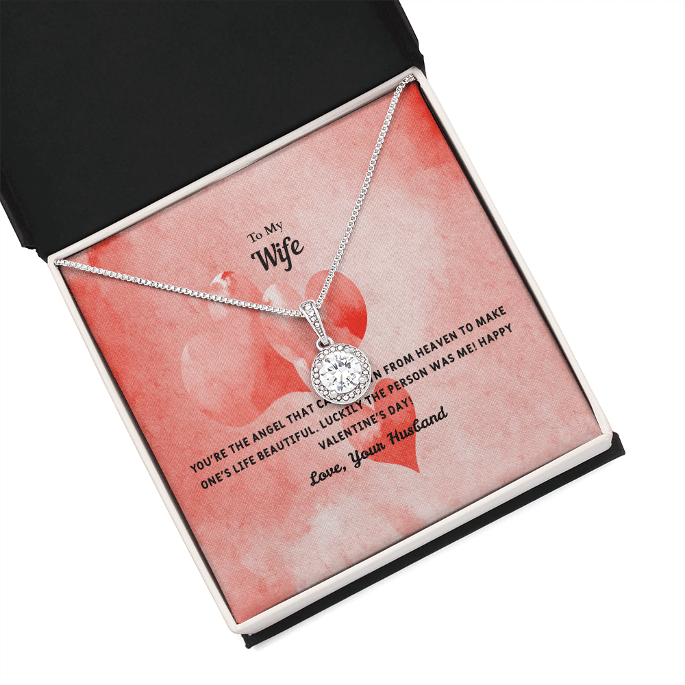 Wife Valentines Gift Angel From Heaven Eternal Union Necklace - Eternal Hope