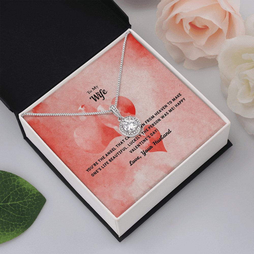 Wife Valentines Gift Angel From Heaven Eternal Union Necklace - Eternal Hope