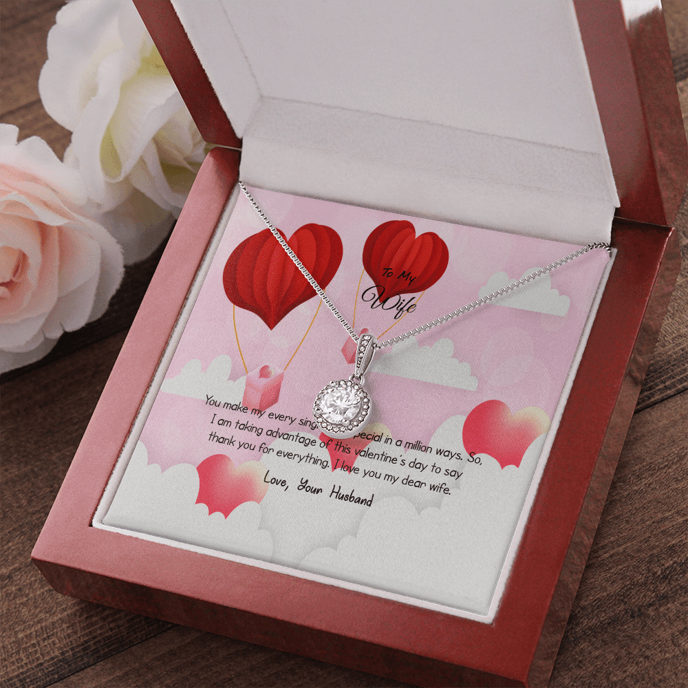 Wife Valentines Gift Thank You For Everything Eternal Union Necklace - Eternal Hope