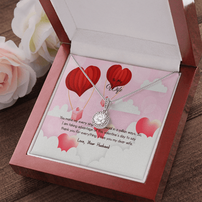 Wife Valentines Gift Thank You For Everything Eternal Union Necklace - Eternal Hope