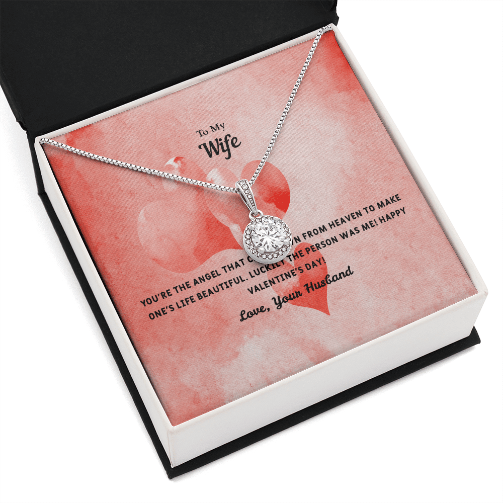 Wife Valentines Gift Angel From Heaven Eternal Union Necklace - Eternal Hope