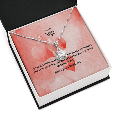 Wife Valentines Gift Angel From Heaven Eternal Union Necklace - Eternal Hope