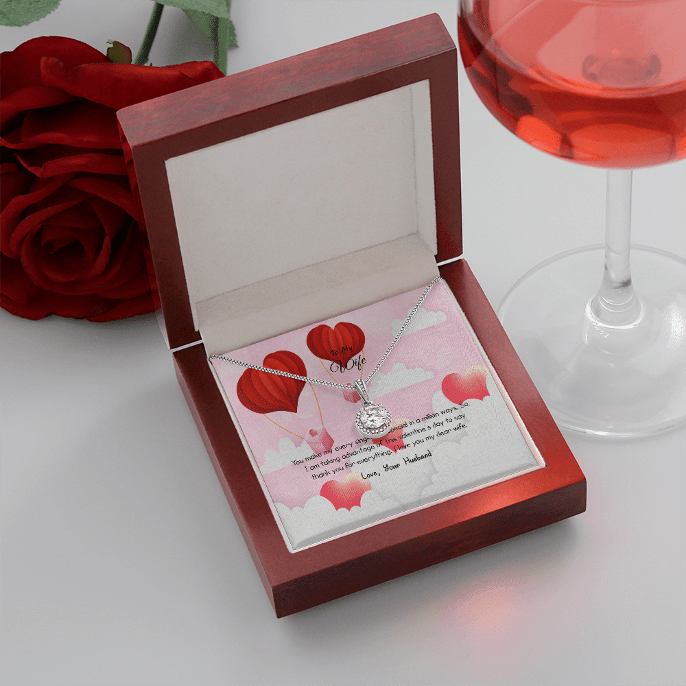 Wife Valentines Gift Thank You For Everything Eternal Union Necklace - Eternal Hope