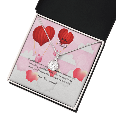 Wife Valentines Gift Thank You For Everything Eternal Union Necklace - Eternal Hope
