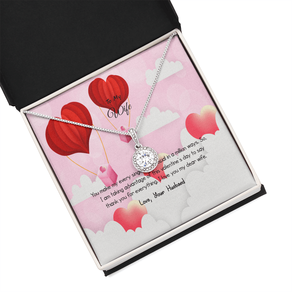 Wife Valentines Gift Thank You For Everything Eternal Union Necklace - Eternal Hope