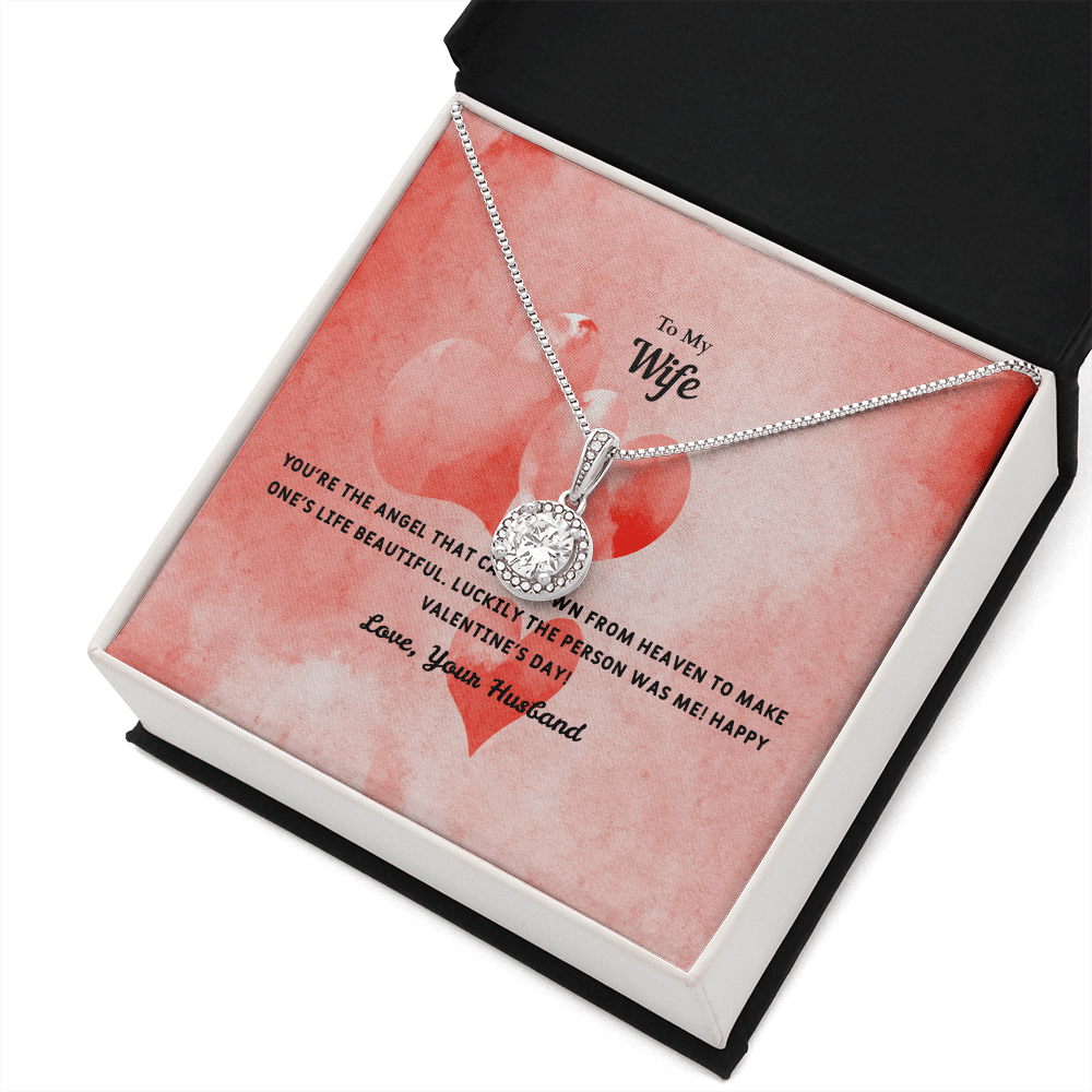 Wife Valentines Gift Angel From Heaven Eternal Union Necklace - Eternal Hope