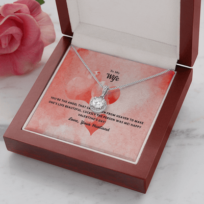 Wife Valentines Gift Angel From Heaven Eternal Union Necklace - Eternal Hope