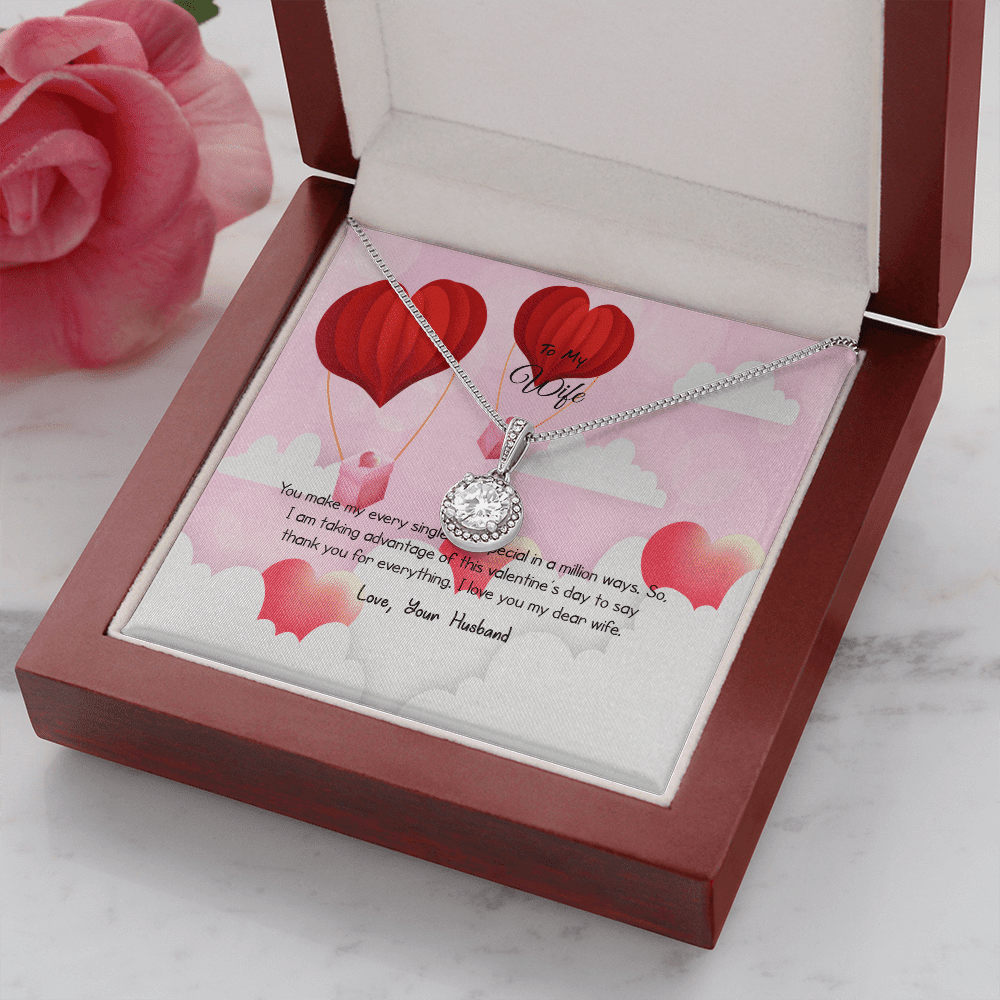 Wife Valentines Gift Thank You For Everything Eternal Union Necklace - Eternal Hope