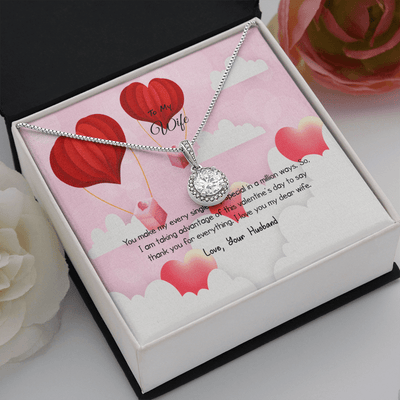 Wife Valentines Gift Thank You For Everything Eternal Union Necklace - Eternal Hope