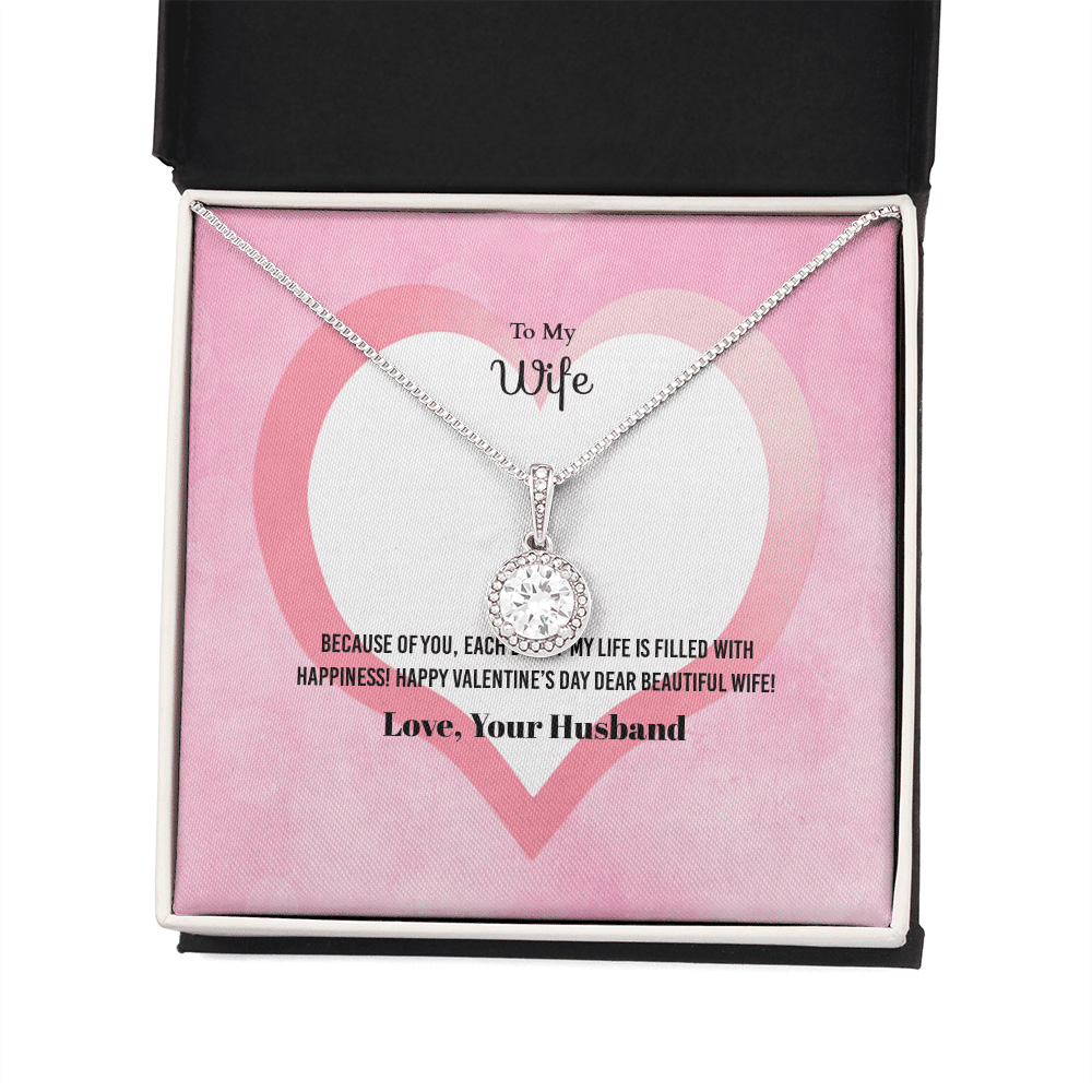 Wife Valentines Gift Each Day of My Life Eternal Union Necklace - Eternal Hope