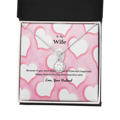 Wife Valentines Gift Filled With Happiness Eternal Union Necklace - Eternal Hope