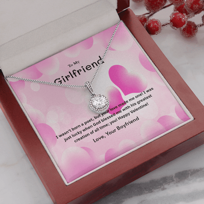 To My Girlfriend Valentines Gift Just Lucky Eternal Union Necklace - Eternal Hope