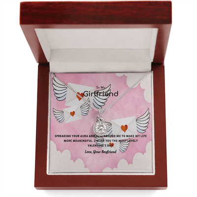 To My Girlfriend Valentines Gift Meaningful Life Eternal Union Necklace - Eternal Hope