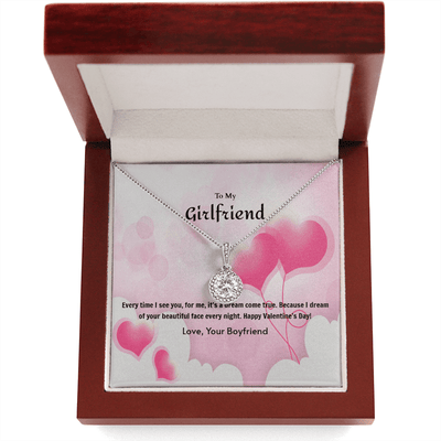 To My Girlfriend Valentines GiftDream Come True Heart Balloon Eternal Union Necklace - Eternal Hope