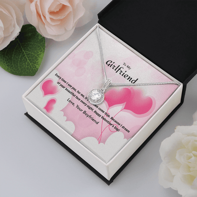To My Girlfriend Valentines GiftDream Come True Heart Balloon Eternal Union Necklace - Eternal Hope