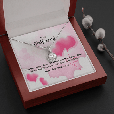 To My Girlfriend Valentines GiftDream Come True Heart Balloon Eternal Union Necklace - Eternal Hope