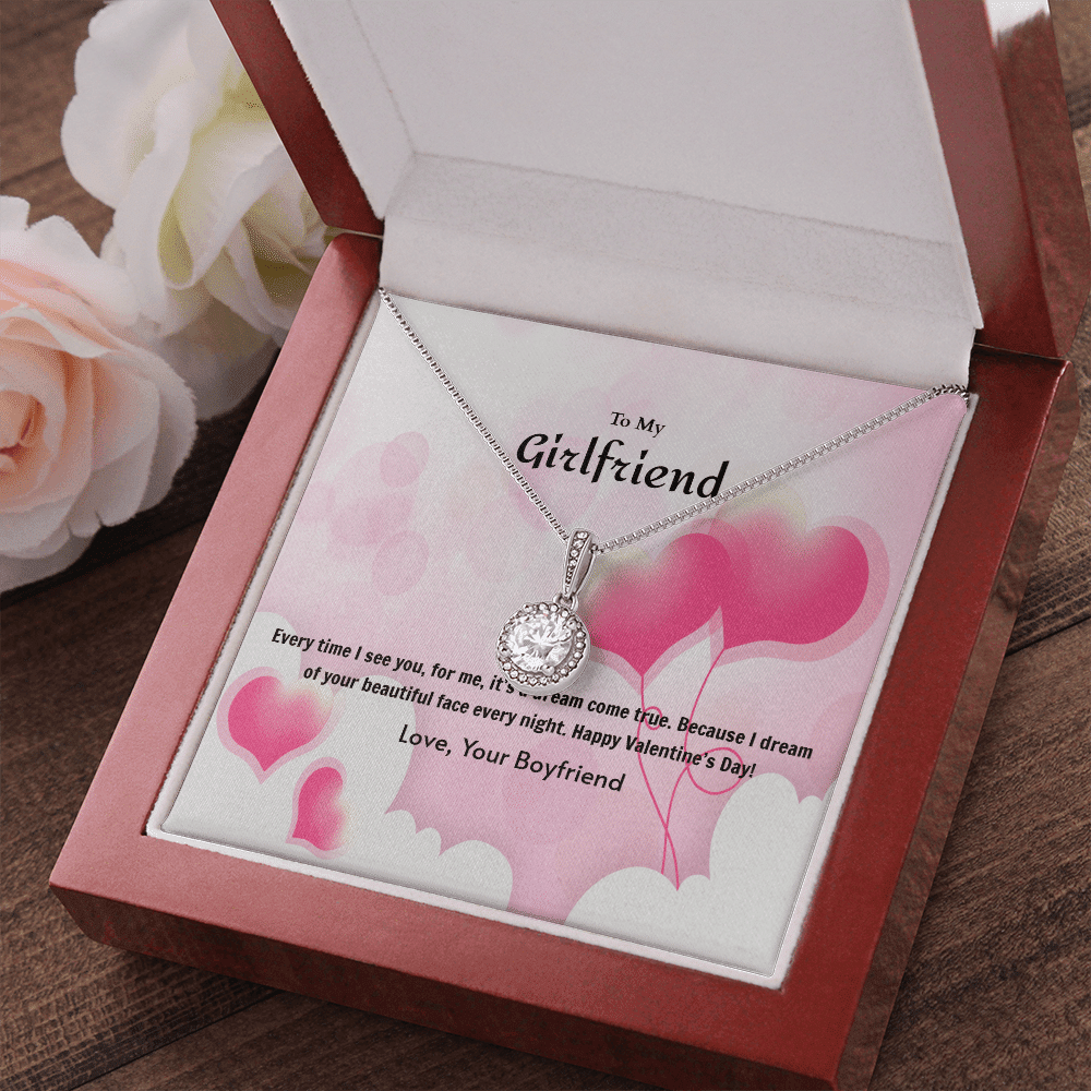 To My Girlfriend Valentines GiftDream Come True Heart Balloon Eternal Union Necklace - Eternal Hope