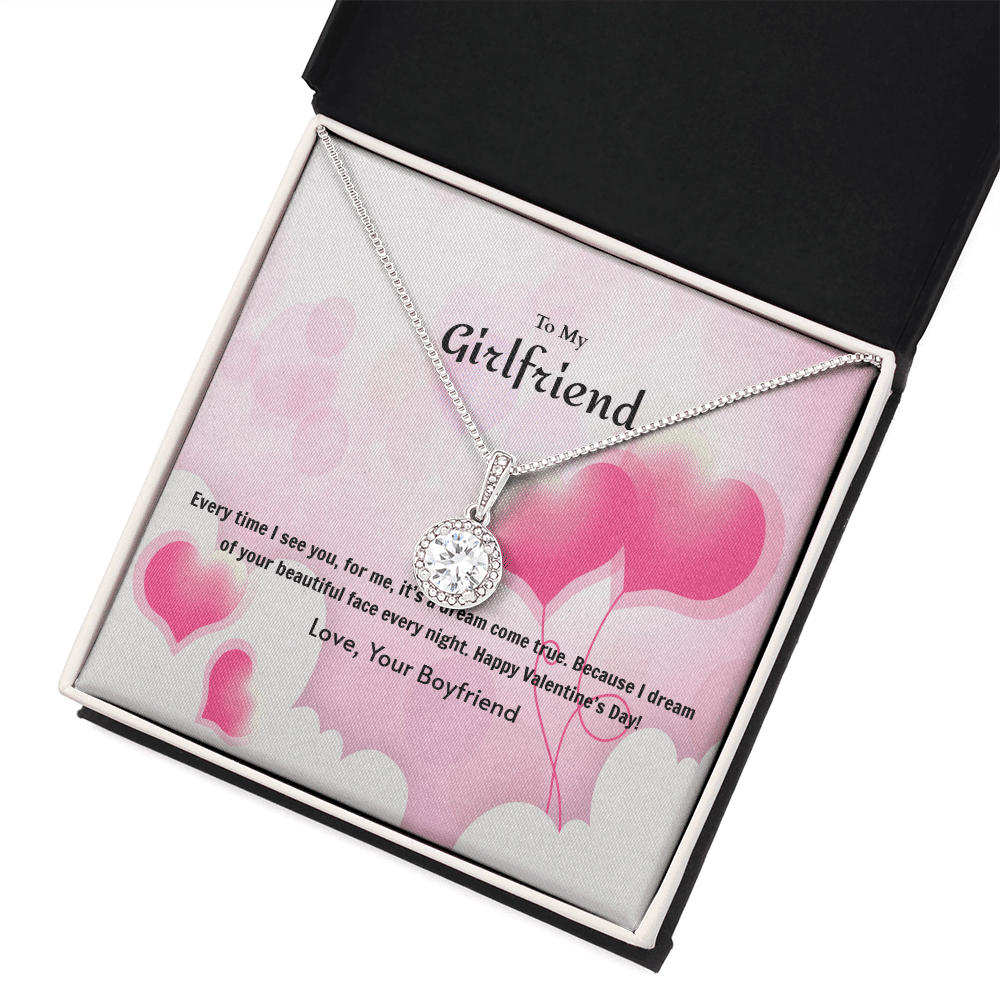 To My Girlfriend Valentines GiftDream Come True Heart Balloon Eternal Union Necklace - Eternal Hope
