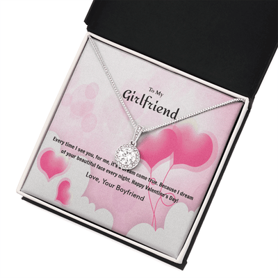 To My Girlfriend Valentines GiftDream Come True Heart Balloon Eternal Union Necklace - Eternal Hope