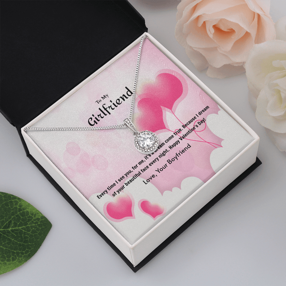 To My Girlfriend Valentines GiftDream Come True Heart Balloon Eternal Union Necklace - Eternal Hope