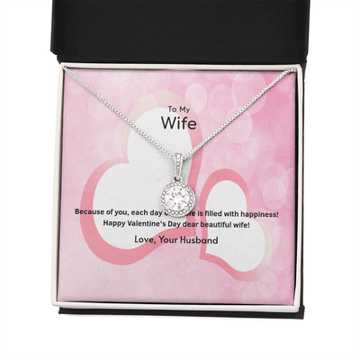 Wife Valentines Gift Each Day Eternal Union Necklace - Eternal Hope