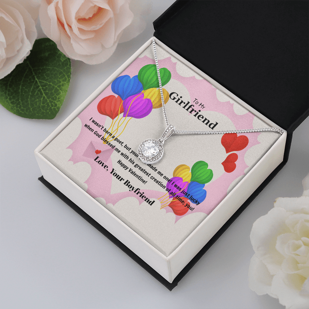To My Girlfriend Valentines Gift God Bless Me Eternal Union Necklace - Eternal Hope