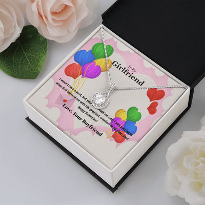 To My Girlfriend Valentines Gift God Bless Me Eternal Union Necklace - Eternal Hope