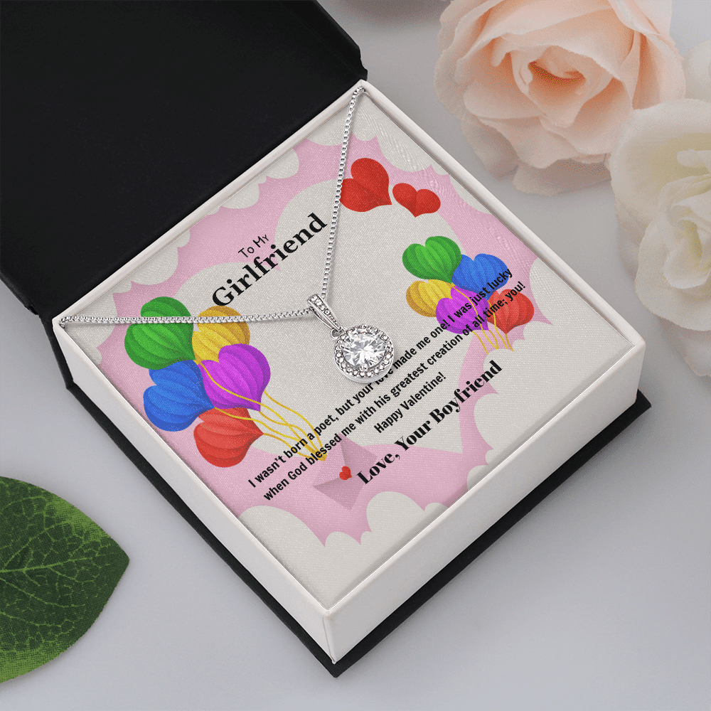 To My Girlfriend Valentines Gift God Bless Me Eternal Union Necklace - Eternal Hope