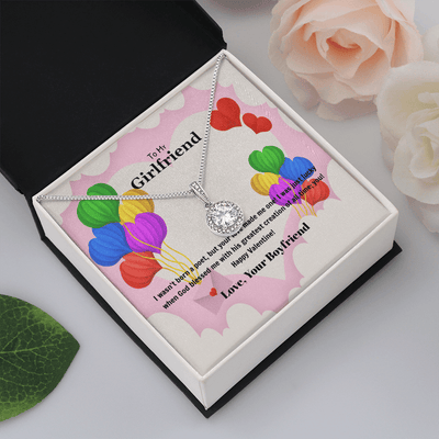 To My Girlfriend Valentines Gift God Bless Me Eternal Union Necklace - Eternal Hope