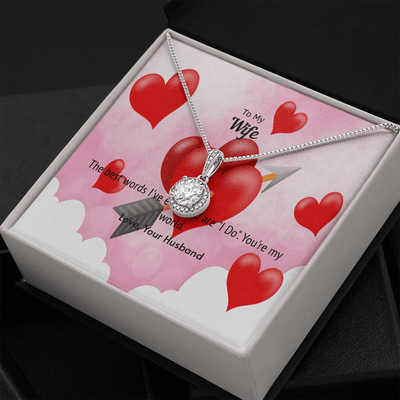 Wife Valentines Gift You're My World Eternal Union Necklace - Eternal Hope